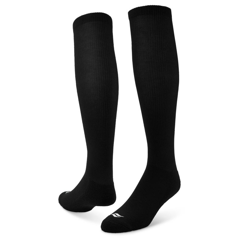 Sof Sole All Sport Over-the-Calf Team Athletic Performance Socks (2 Pair), Medium, Black - Image 1